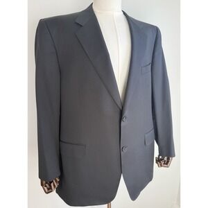 Canali Wool Blazer EU 60R US 50R Made in Italy Black